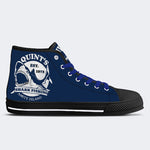 Quint's Shark Fishing Jaws Retro Print - High Top Canvas