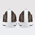 Skinned Face Low Top Canvas Shoes