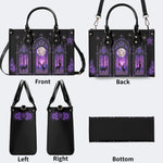 Forest Outside The Window - Leather Handbag
