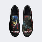 Horror Movie Vintage Graphic Print - Slip On Shoes