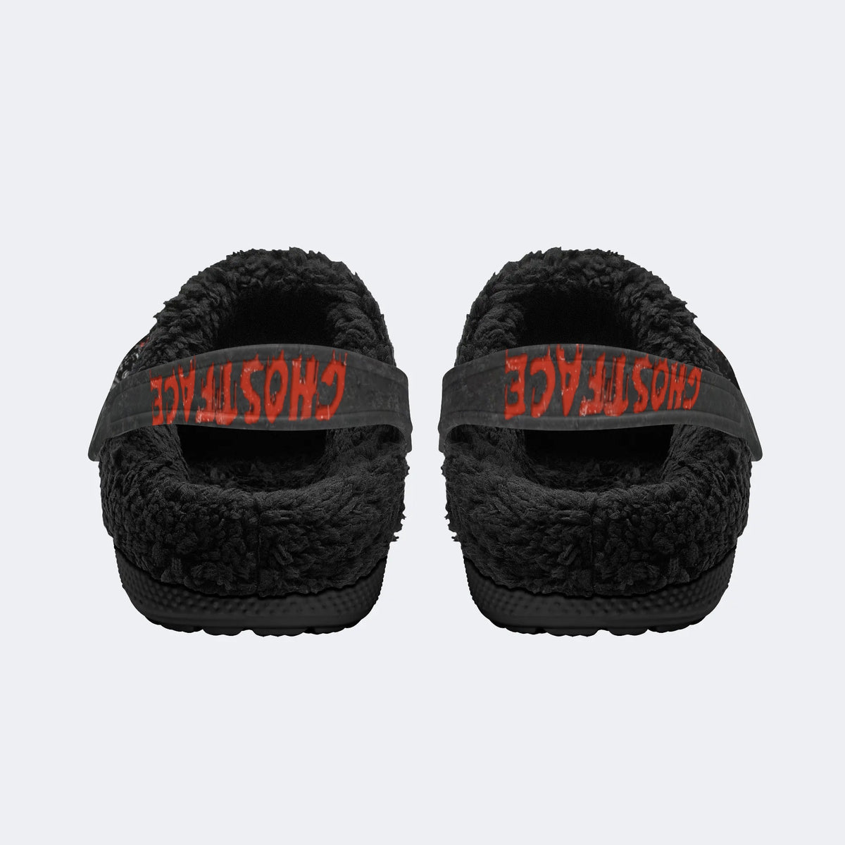 Horror Retro Ghostface - Fur Lined Slippers