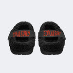 Horror Retro Ghostface - Fur Lined Slippers