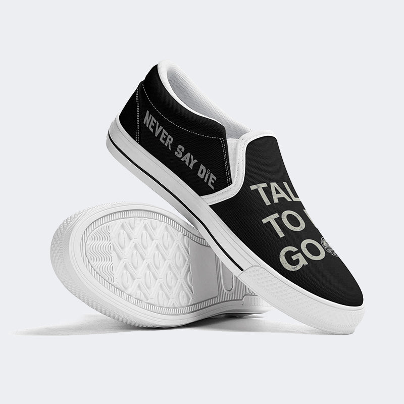 Talk To Me Goose Retro Unisex - Slip On Shoes