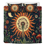 Mystic Floral Boho Print - Three Piece Bedding Set