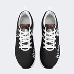 Unisex Black Metal Pinhead Print - Running Shoes