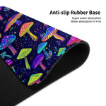 Neon Color Mushroom Print - Foot Pad