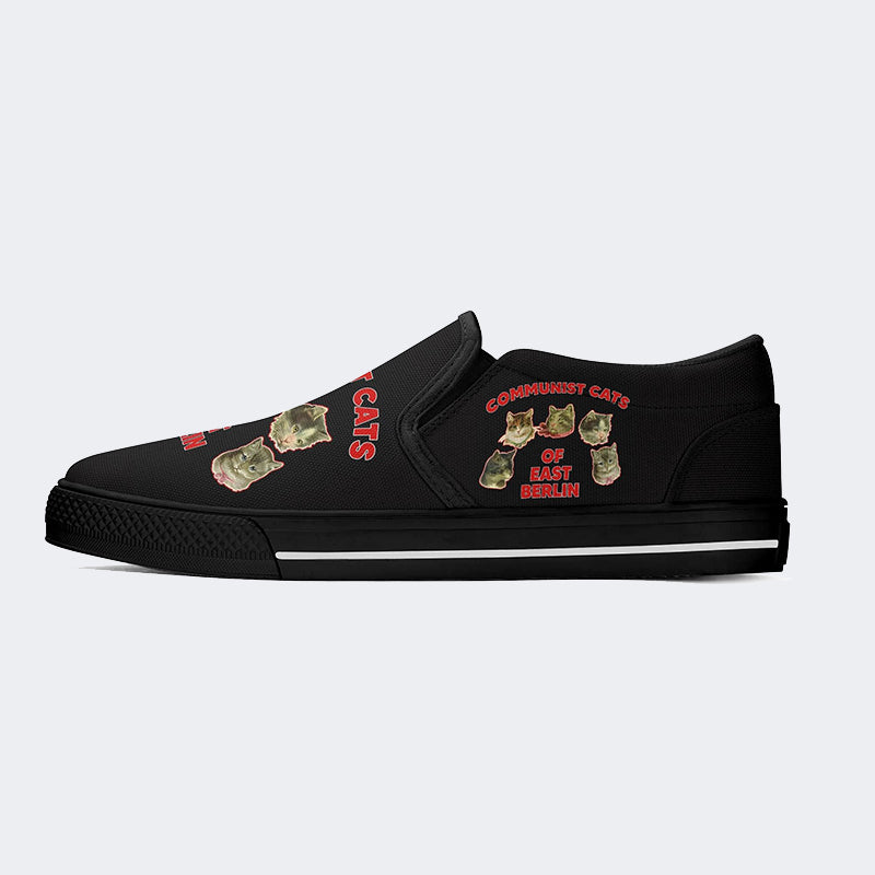 Communist Cats Of East Berlin Unisex - Slip On Shoes