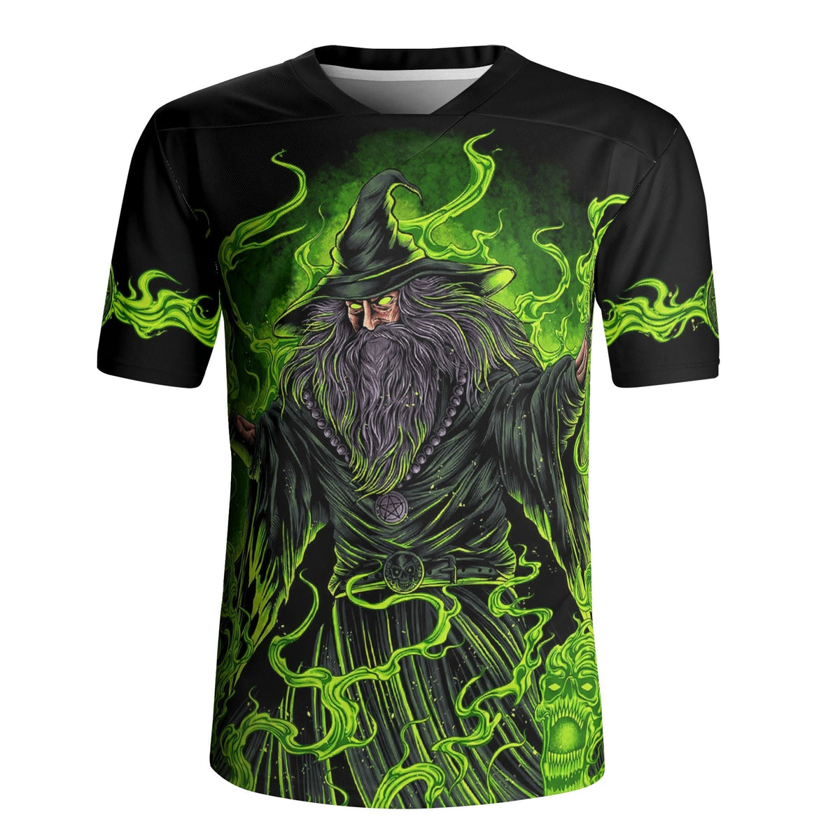 Dark Magic Green Wizard - Men's All Over Printing Rugby Jersey