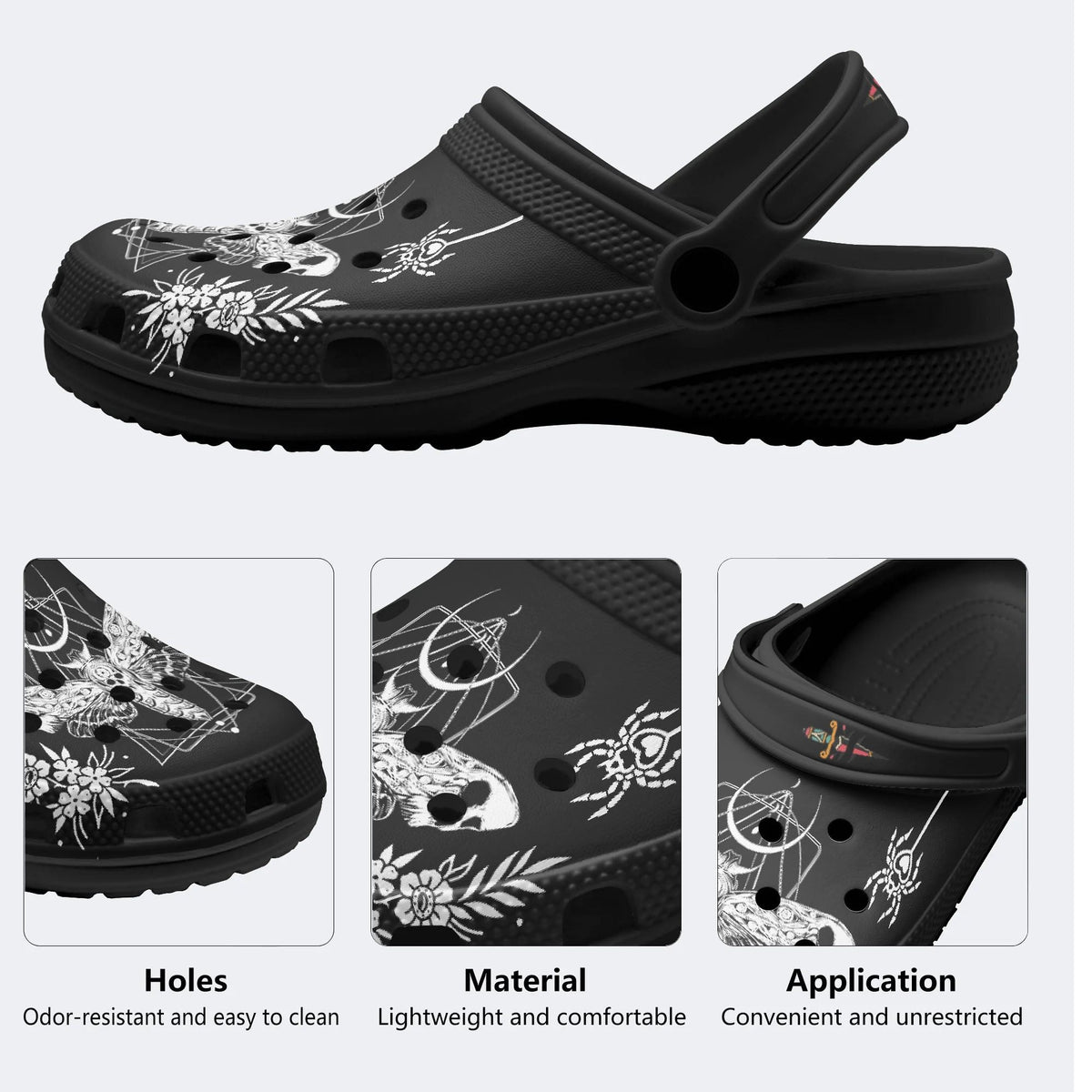 Surreal Death Moth - Slippers/Sandals