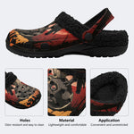 Zombie Rave - Fur Lined Slippers/Sandals