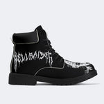 Unisex Black Metal Pinhead - Boots