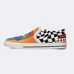 Christmas Ghostface Clown Print - Slip On Shoes