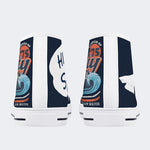 Amity Island Retro Unisex - High Top Canvas