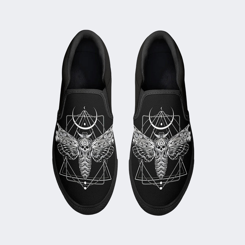 Surreal Death Moth - Slip On Shoes