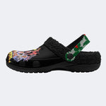 Unisex Horror Movies Print - Fur Lined Slippers/Sandals