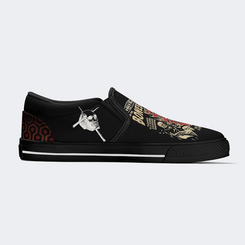 Unisex Horror Print - Slip On Shoes