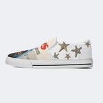 Jaws Retro Poster Unisex Classic Print - Slip On Shoes