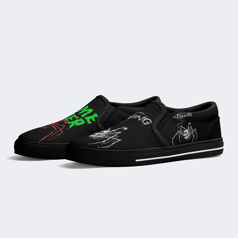 Unisex Horror Print - Slip On Shoes