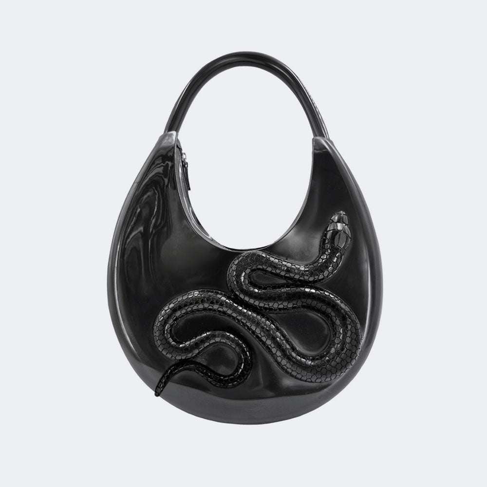 Punk 3D Snake Underarm Bag