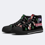 Horror Movie Vintage Graphic Print - High Top Canvas