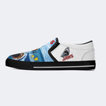 Jaws Movie Retro Print - Slip On Shoes