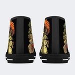 Horror Movie Vintage Graphic- High Top Canvas
