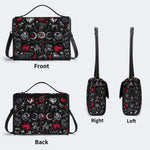 Fantastic Beasts Print - Leather Satchel Bag