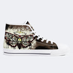 Death Moth&Skull - High Top Canvas