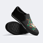 Medusa With Eyes Closed - Slip On Shoes