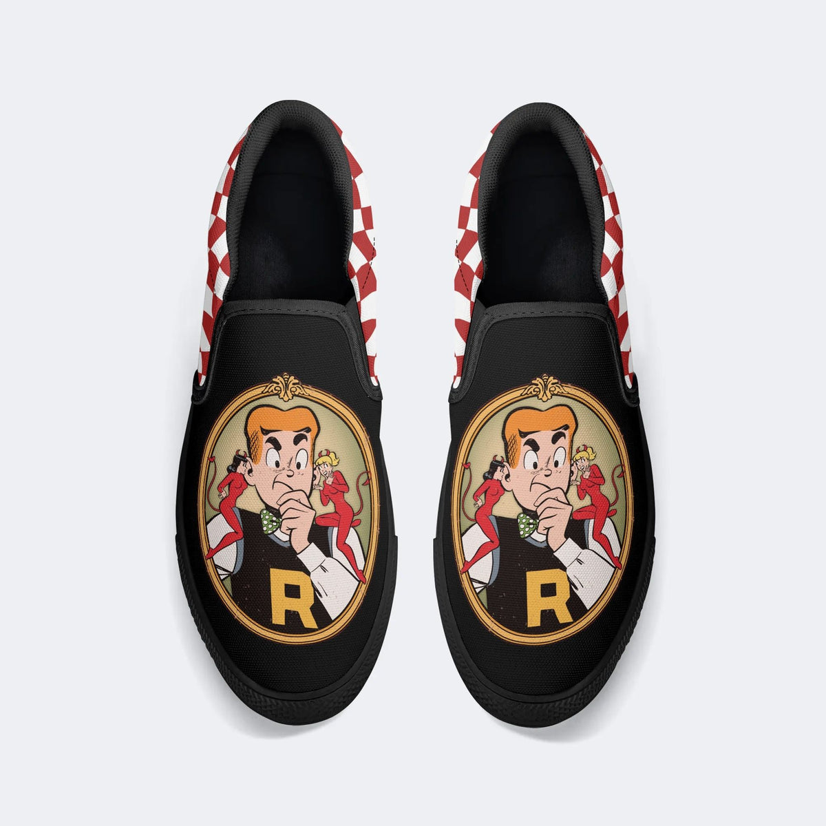 Comics Print - Slip On Shoes