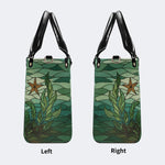 Mermaid Under The Sea - Leather Handbag
