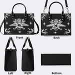 Gothic Eagle And Snake - Leather Handbag