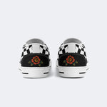 Flame Cowboy Frog Print - Slip On Shoes