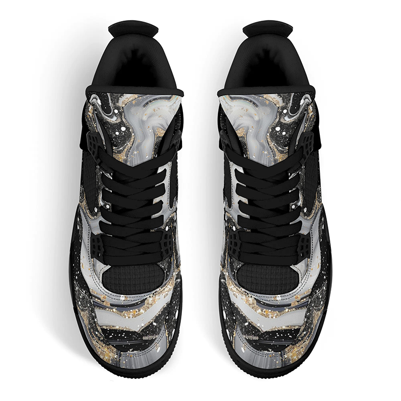 Dream Quicksand Print High Top Sneakers