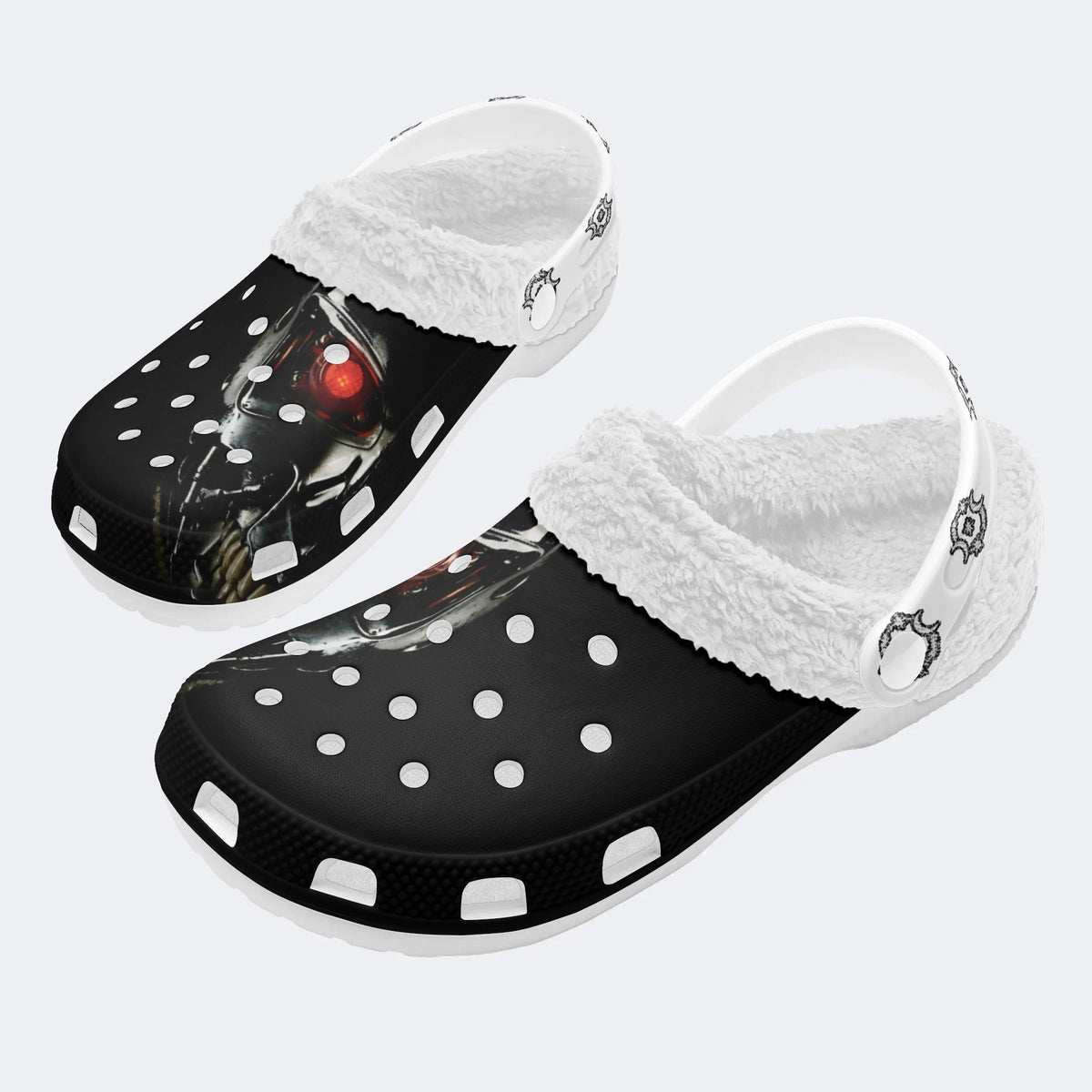 Terminator Print - Fur Lined Slippers/Sandals