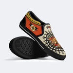 Tiger And Tiger Paw Print - Slip On Shoes