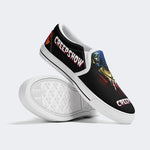Horror Movie Vintage Graphic Print - Slip On Shoes