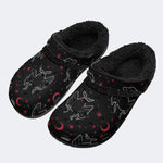 Spooky Witch Star‑Fur Lined Slippers Sandals