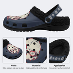 Pop Skull Art Classic - Fur Lined Slippers/Sandals