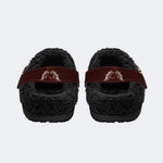 Moon Bat Thorn Skull - Fur Lined Slippers/Sandals