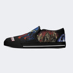 Horror Movie Vintage Graphic Print - Slip On Shoes