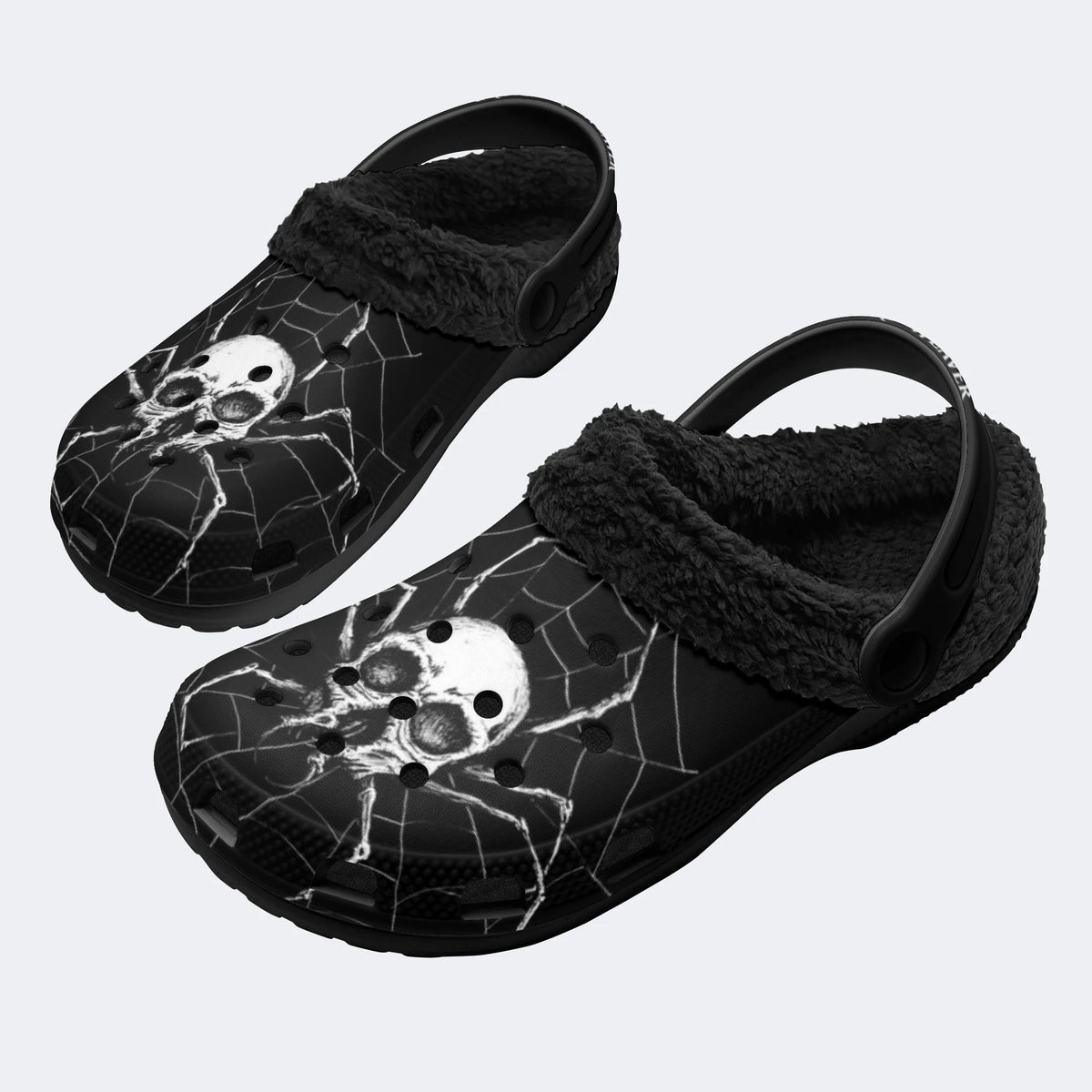 Dark Graveyard Weaver - Fur Lined Slippers/Sandals