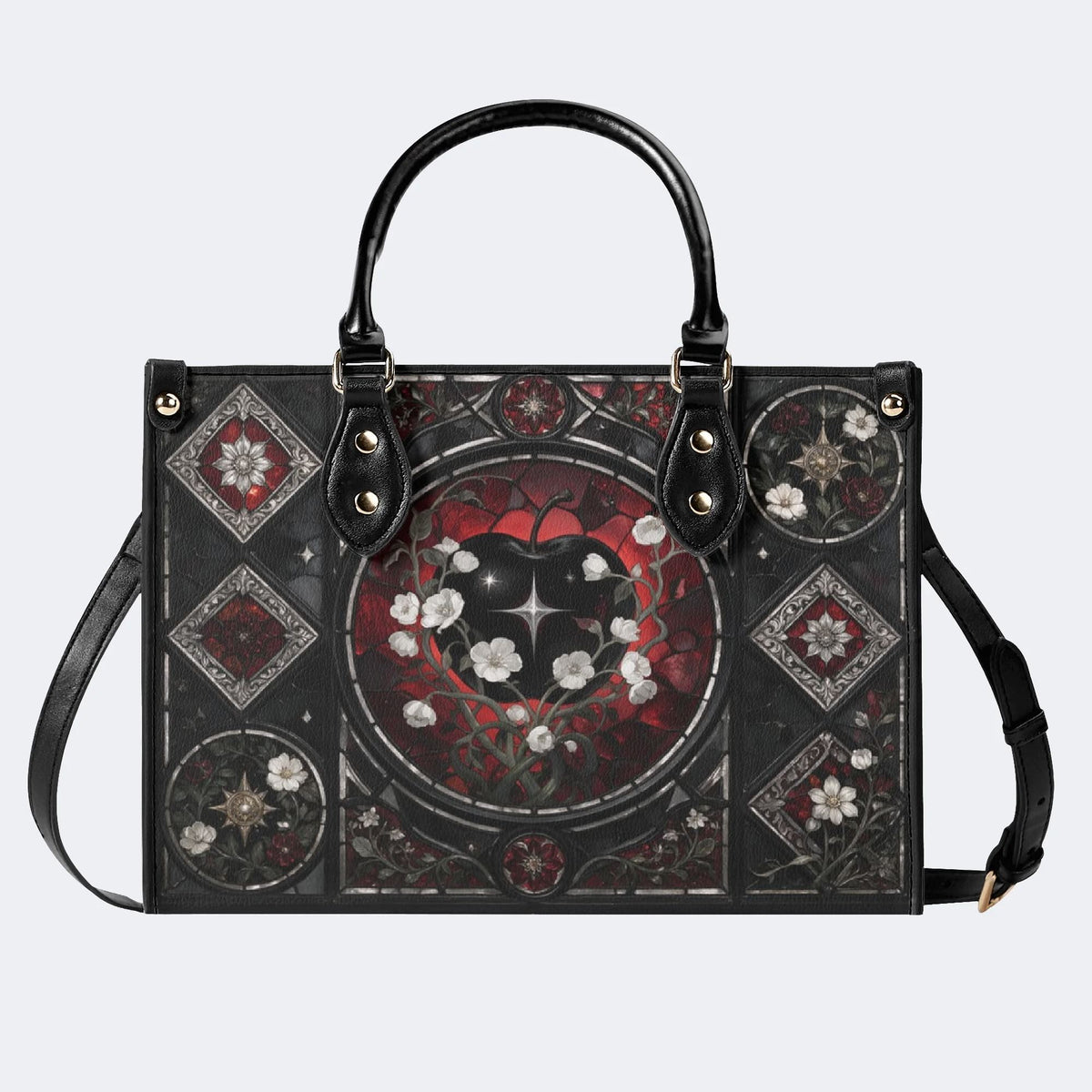 Poison Apple Print Handbag Factory Direct Sales