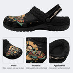 Toxic Moth Star Print - Fur Lined Slippers/Sandals