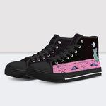 Cartoon Print High Top Canvas Shoes