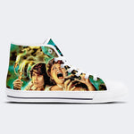 Horror Movie Vintage Graphic Print - High Top Canvas