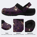 Witchy Celestial Eye - Fur Lined Slippers/Sandals