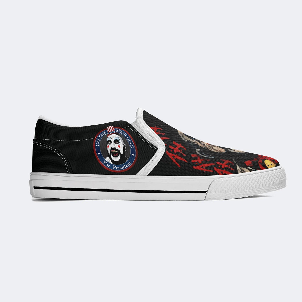 Horror Print - Slip On Shoes