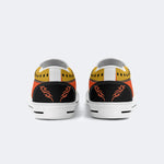 Vintage Tiger And Sword Print - Slip On Shoes