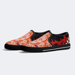 Day of the Dead Pattern - Slip On Shoes